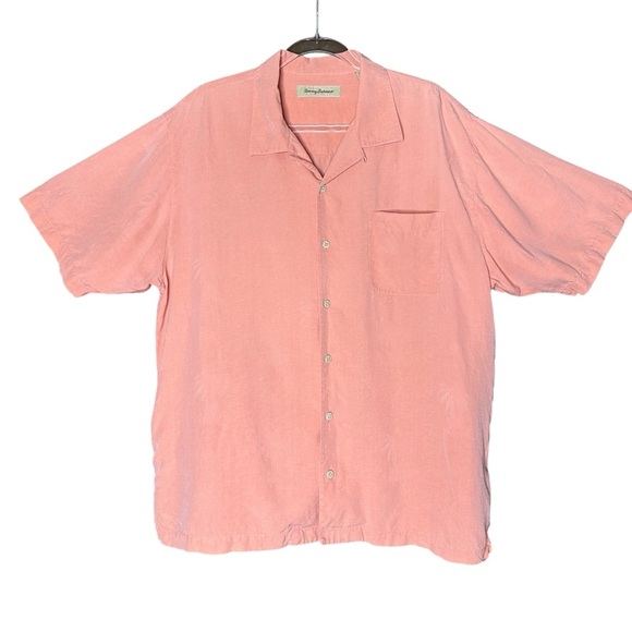 Tommy Bahama Men’s 100% Silk Classic Fit Button Front Shirt. Size XL - Picture 1 of 8
